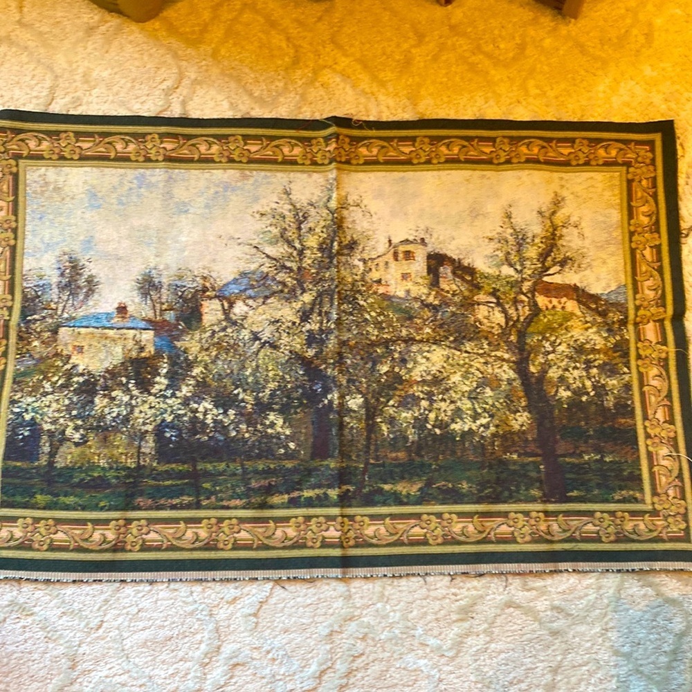 Italian imported tapestry panel